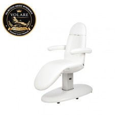 Fotel kosmetyczny SAND elektryczny biały 180kg | Trwały